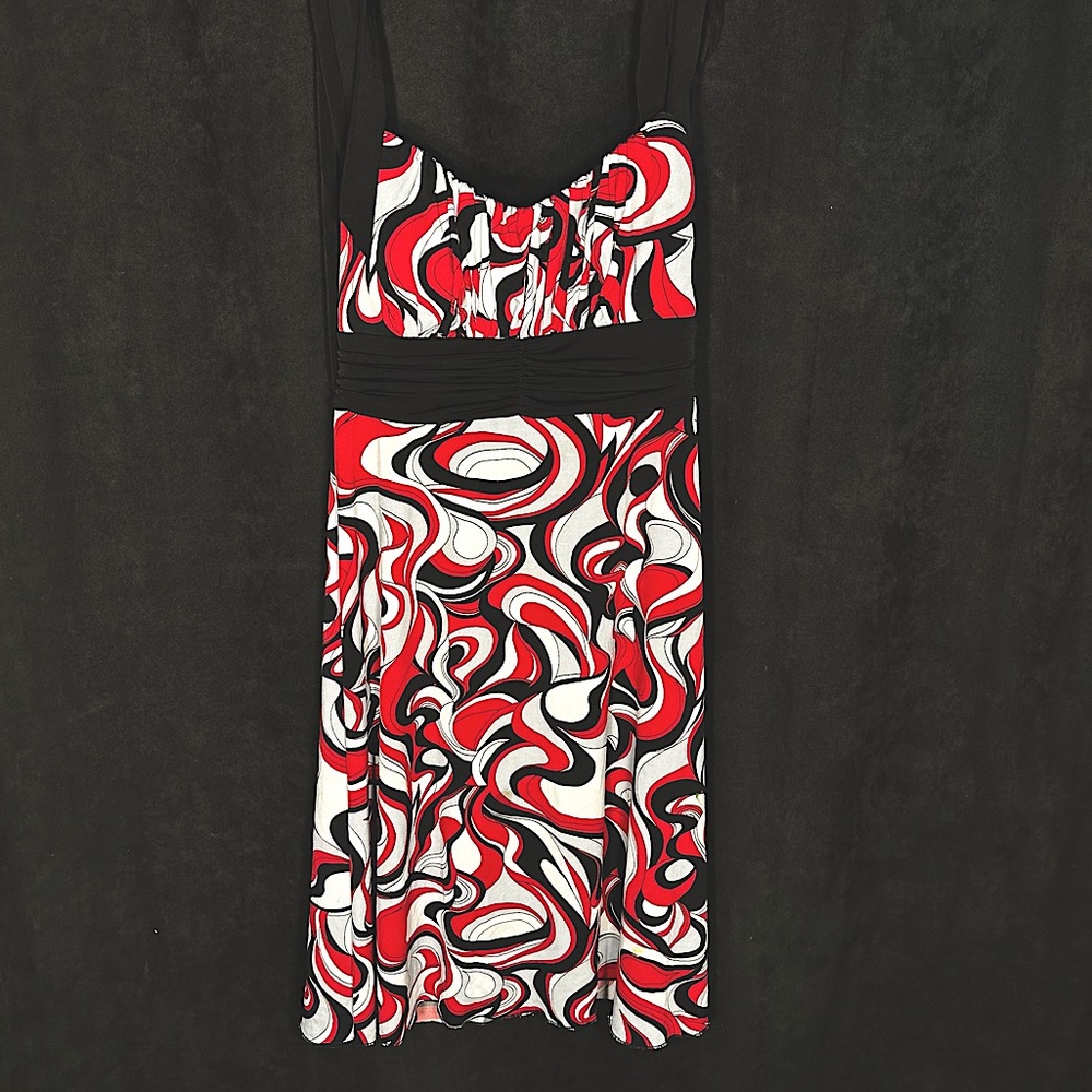 Speechless Dress BLACK and RED